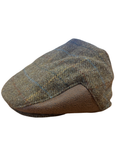 Tweed Flat Cap in Brown check