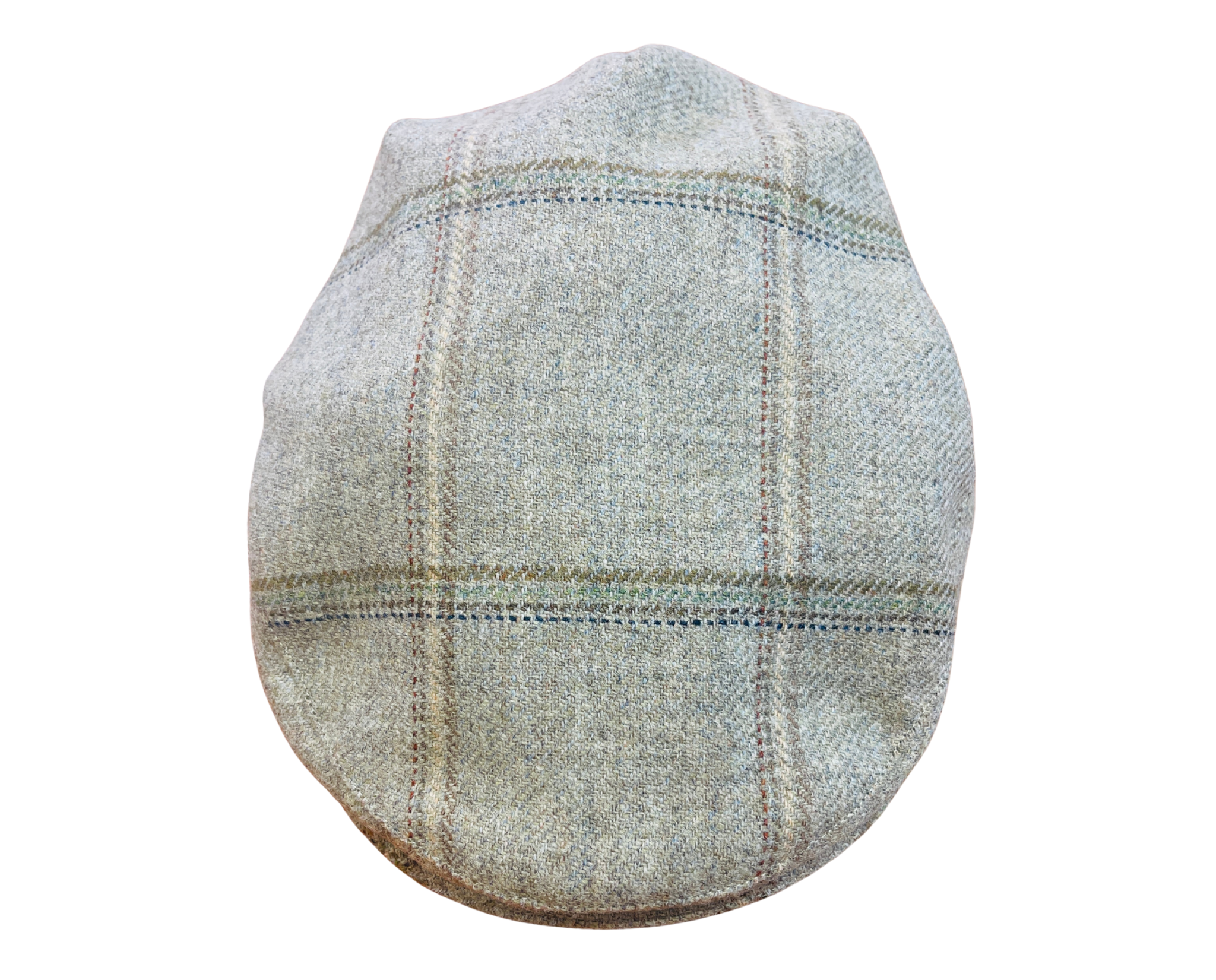 Flat Cap in Mint Check