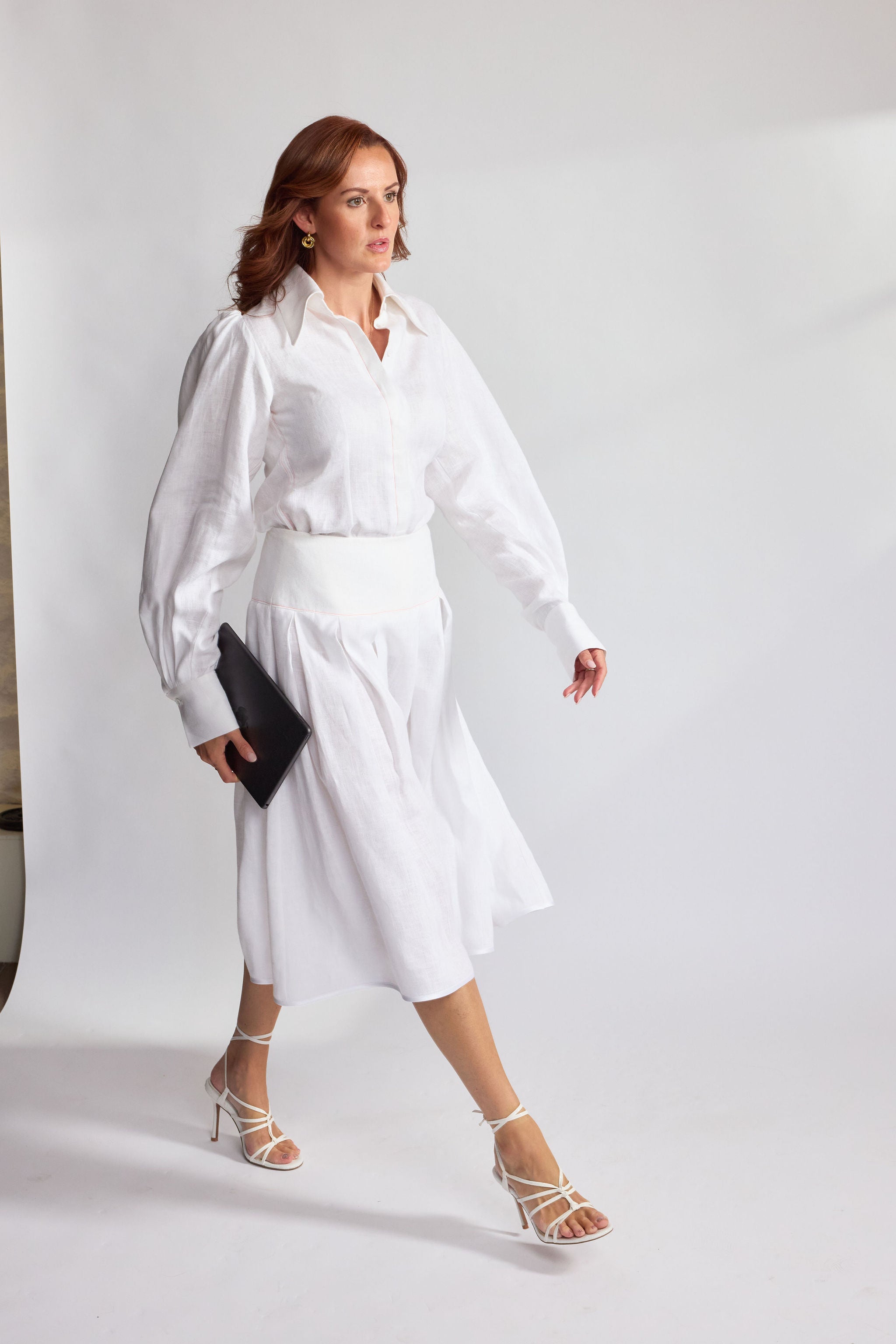 The Charlotte Linen Skirt
