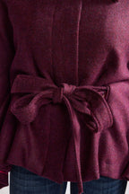 The Purple Shetland Tweed Cape