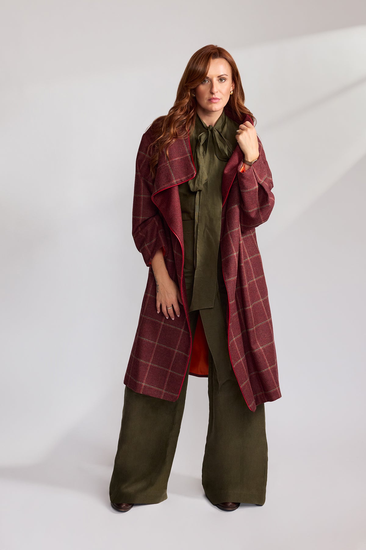 The Waterfall Tweed Coat