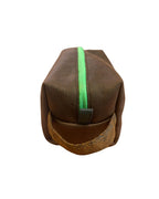 Washbag Leather - Green